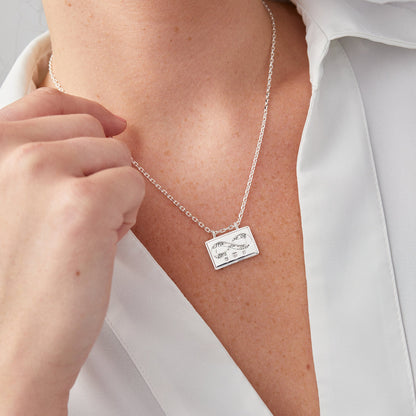 Hidden Message Infinity Affirmation Necklace