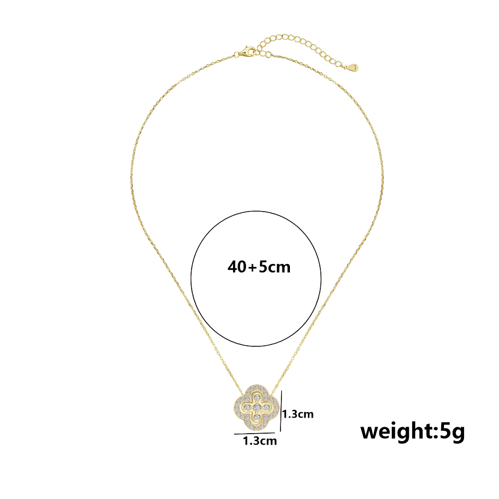 Lucky Four-Leaf Clover Necklace